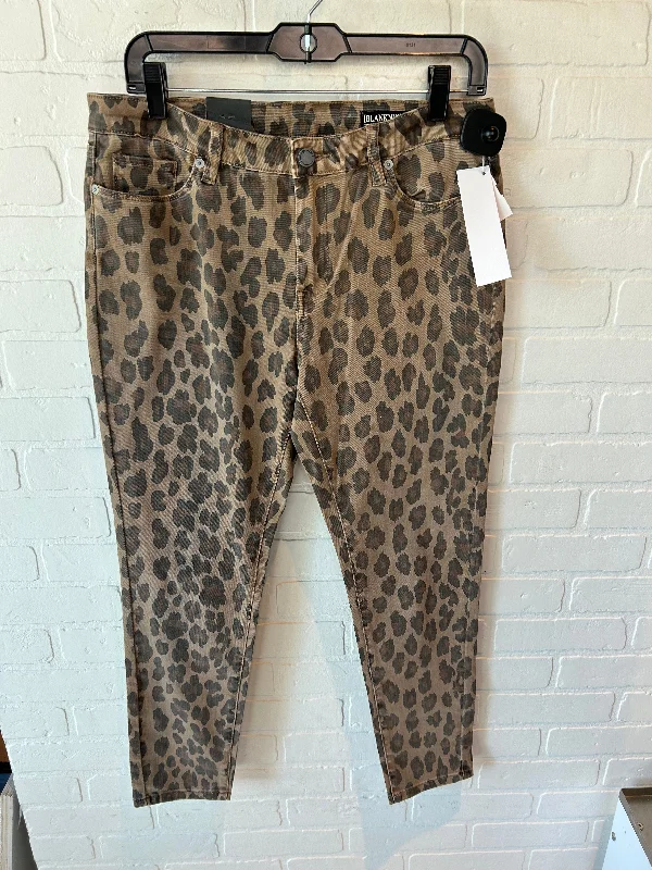 Jeans Straight By Blanknyc In Animal Print, Size: 10